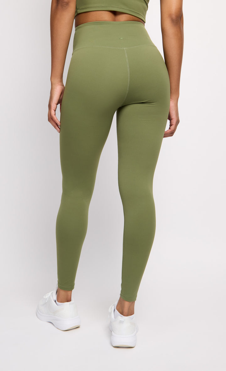 Khaki High Waisted Leggings