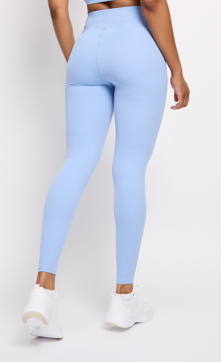 Light Blue Crossover Leggings