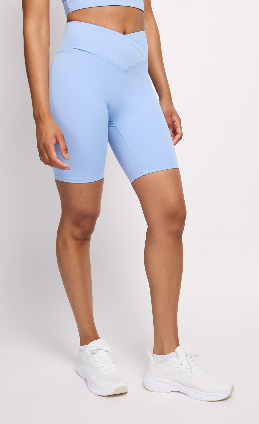 Light Blue Crossover Shorts