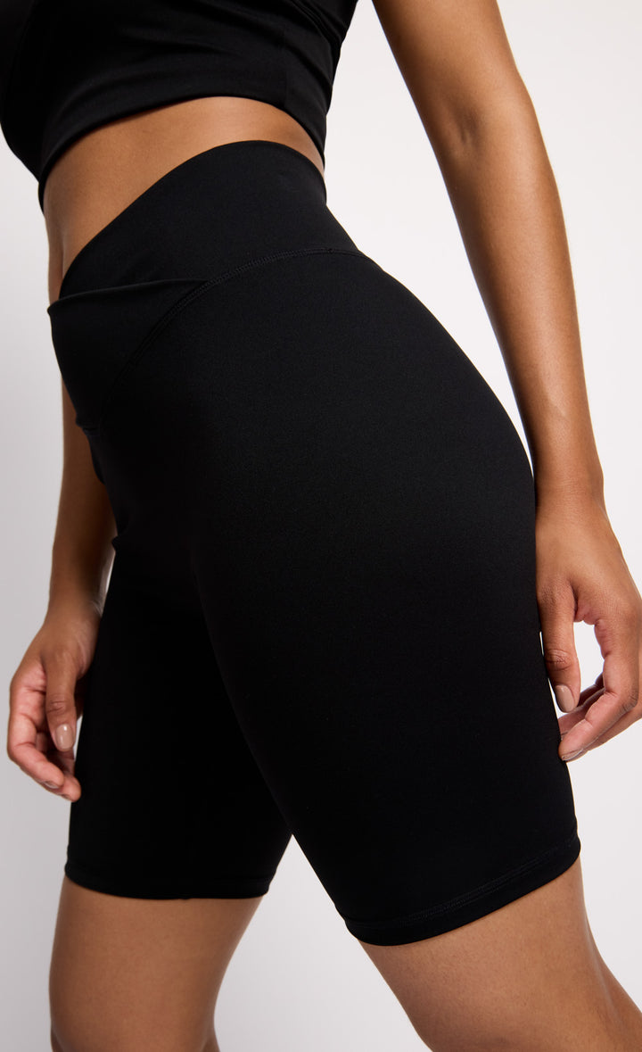 Black Crossover Shorts